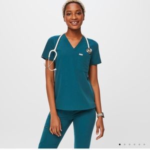 Scrub set figs - Teal